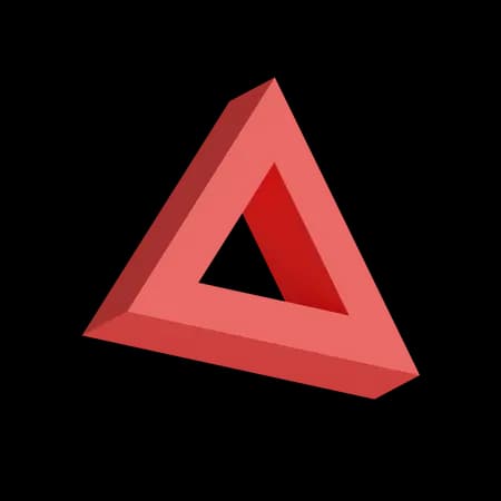 Tykko abstract image 3D triangle